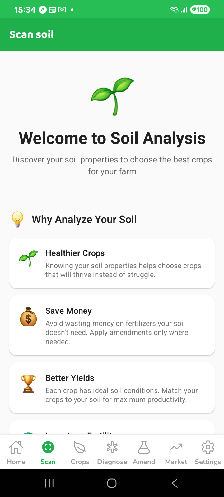 GROOT soil analysis